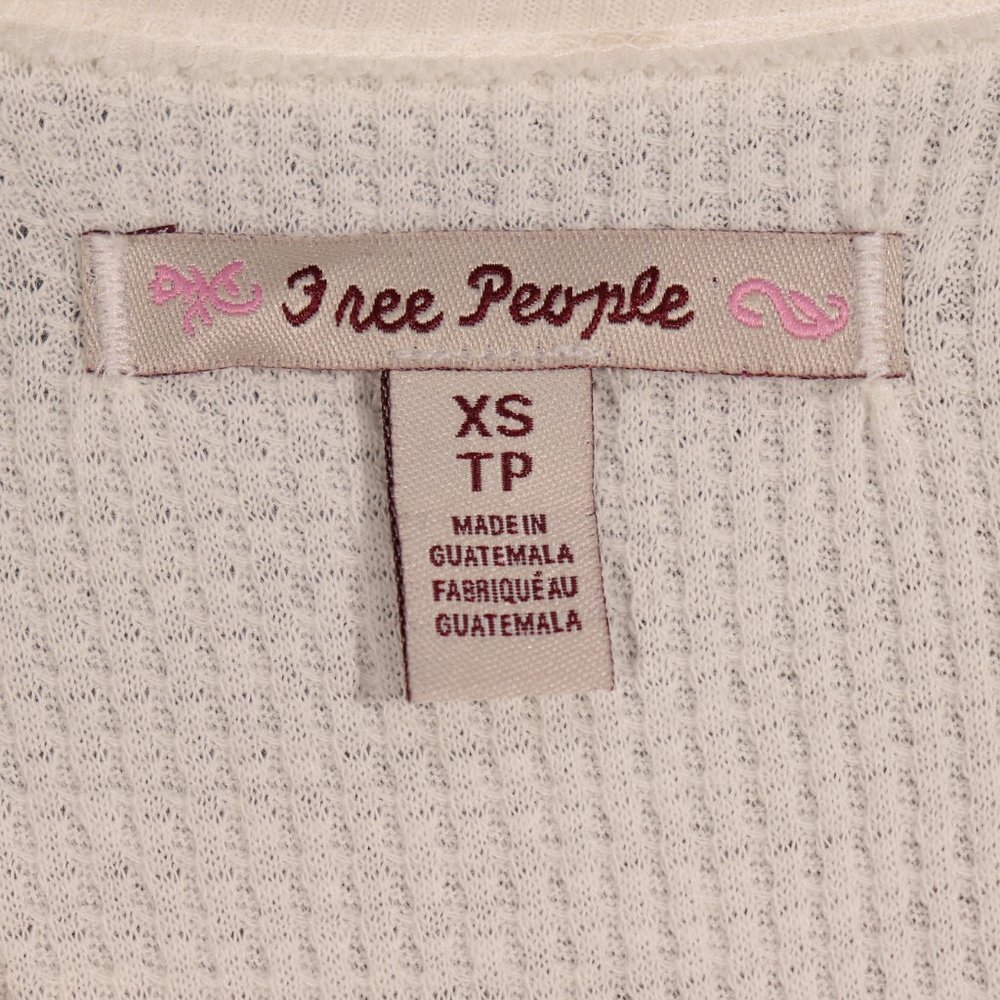 NWT Free People X Revolve Santa Clara Thermal in Alabaster - Picture 8 of 16